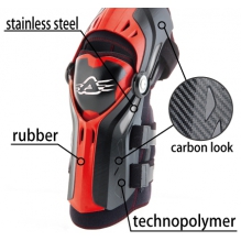 ACERBIS Knebeskyttelse GORILLA - Sort/Rød