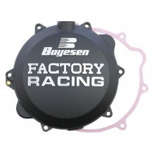BOYESEN FACTORY RACING CLUTCH COVER, BLACK - TC250 & TE250 / TE300 14-16 & KTM SX250 & EXC 14-16