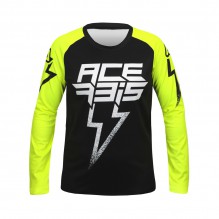 ACERBIS JERSEY J-KID BLIZZARD, BLACK/WHITE/YELLOW