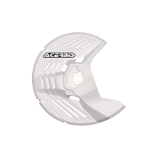 ACERBIS LINEAR J DISC COVER, WHITE - HONDA / KAWASAKI / YAMAHA / FANTIC