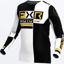 FXR PODIUM PRO BATTALION MX JERSEY 2024,5 - WHITE/BLACK