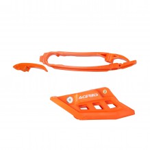 ACERBIS CHAIN GUIDE/SLIDER KIT, ORANGE - KTM/HUSQVARNA/GAS GAS