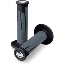 ProTaper Full Diamond Clamp-On Grips, Black/Dark Grey