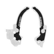 ACERBIS  X-GRIP FRAME PROTECTION, WHITE/BLACK - TC50