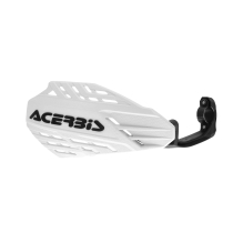 ACERBIS HANGUARDS LINEAR VENTED, WHITE/BLACK