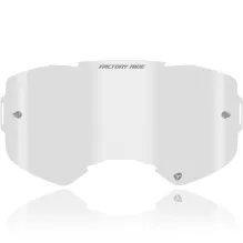 FXR Factory Ride MX Single Lens W/ Post Clear