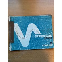 PARTS CATALOGUE, HONDA XR75K4 / XR75K5 1978