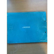 PARTS CATALOGUE, HONDA CR80RA / CR80RB 1980