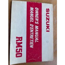 OWNERS MANUAL RM50 1980 (JUNE 1979)