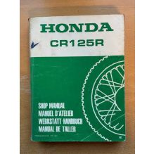 HONDA CR 125R 1983 SHOP MANUAL