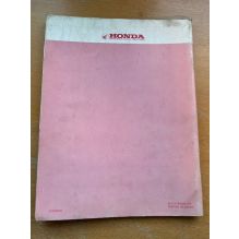 OWNERS MANUAL - HONDA CR450 ELSINORE 1981