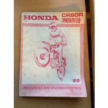 OWNERS MANUAL - HONDA CR80R ELSINORE 1980