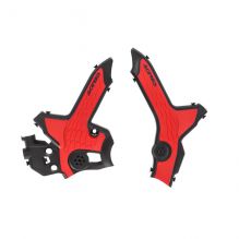 ACERBIS X-GRIP FRAME PROTECTOR, HONDA - BLACK/RED