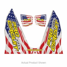 ProCircuit TI-6 Exhaust Decal - Stars & Stripes
