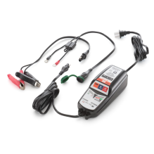 Battery charging and testing unit