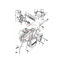 COVER MAGNETO - RM125H/J 87-88