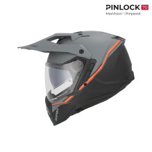 Acerbis Assault Adventurehjelm, Black/Fluo Orange Matt