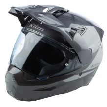 KLIM X1 Alpha Helmet ECE/DOT Gloss Metallic Asphalt - Monument