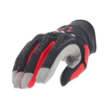ACERBIS CE ENDURO PRO GLOVES, BLACK/RED