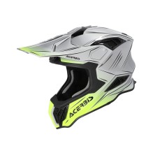 ACERBIS HELMET AIRSTRIKE - X, grey/yellow glossy