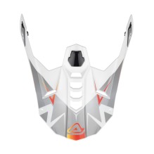 ACERBIS PEAK AIRSTRIKE-X, WHITE/GREY/ORANGE