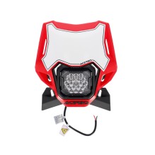 ACERBIS UNIVERSAL HEADLIGHT VSL LUMEN-X, RED/BLACK