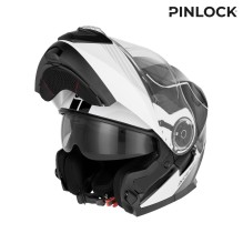 ACERBIS HELMET SEREL FLIP UP 2206, BLACK / WHITE