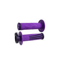 ODI No-Waffle MX V2 Lock-On Grip - PURPLE / Black