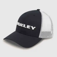 Oakley trucker bark logo hat, Blackout
