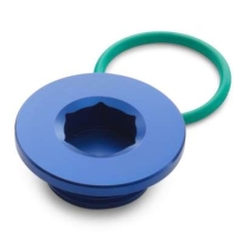 IGNITION COVER PLUG, BLUE