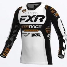 FXR YTH REVO DAYTONA MX JERSEY 26.5 BLACK/WHITE/KASH