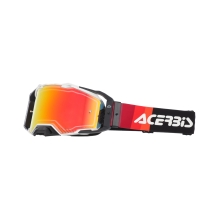 ACERBIS VULCAN MIRROR GOGGLE, WHITE/BLACK