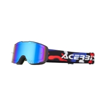 ACERBIS VANGUARD MIRROR KID GOGGLE, BLACK/BLUE