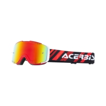 ACERBIS VANGUARD MIRROR KID GOGGLE, RED/WHITE