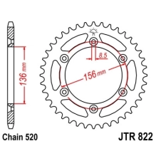 JT BAKDREV 49T - SMS125 / TC510 / TE610