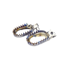 Scar Titanium Footpegs Anti Mud - Yamaha