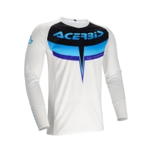 ACERBIS JERSEY MX J-TRACK 2.0, WHITE/BLUE