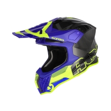 ACERBIS AIRSTRIKE-C HELMET, BLUE/YELLOW