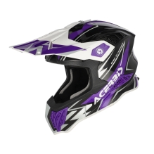 ACERBIS AIRSTRIKE-X HELMET, BLACK/PURPLE