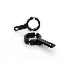 Denali festebraketter for gaffelbein, 39-49mm sort