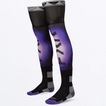 FXR RIDING SOCK AIR 27 BLACK/PURPLE