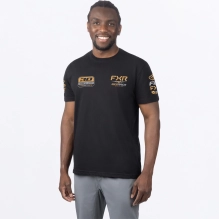 FXR M RACE DIVISION PREMIUM T-SHIRT 27 BLACK/GOLD