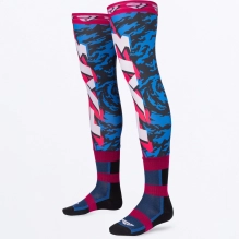 FXR RIDING SOCK 27 BLUE/BLACK/RAZZ