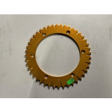 Supersprox Sidewinder rear sprocket, Gold 44T - Cagiva WMX