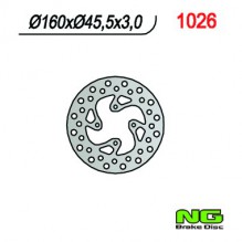 NG BREMSESKIVE BAK 1026 ø160  - KTM MX80 00-02 &  SX65 00-
