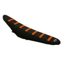GUTS Ribbed Cover Velcro Std, Black/Orange, KTM SX85 18-23