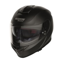 Nolan N80-8 Classic Matt Sort Sporty helhjelm N-Com Komfort Solvisir
