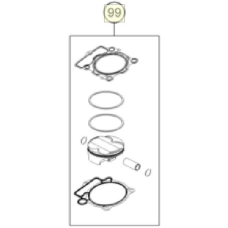 PISTON KIT GR. II MX 250 - FC250 / SX-F250 2023-