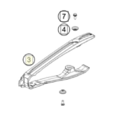 Front Chain slider - TC125 / TC250 / FC250 / FC350 / FC450 2023-