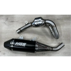 HGS Exhaust system 4T Complete Black/Carbon KTM450SX-F 23- FC450 23 MC450 24